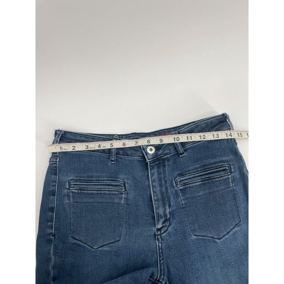 Pilcro & the Letterpress High-Rise Womens Bootcut Jeans Size 27 Dark Wash - Picture 5 of 10